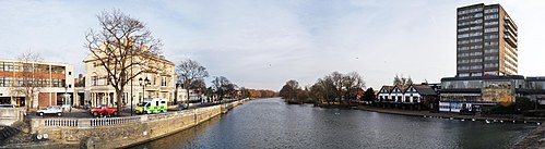 Ouse folyó panorámája