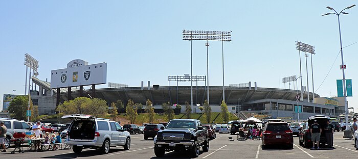 Oakland Coliseum Exterior – 2017