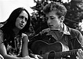 Joan Baez und Bob Dylan auf dem Civil Rights March nach Washington D. C., am 28. August 1963