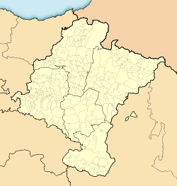 Map of Uztárroz