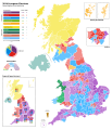 2014 European Parliament Election Map in the United Kingdom