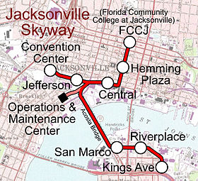 Image illustrative de l’article Monorail de Jacksonville