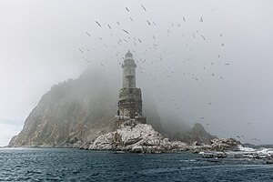 #4: Aniva lighthouse, Sakhalin, Russia. Attribution: Yaroslav Shuraev (CC BY-SA 4.0)