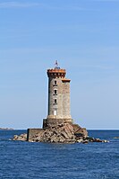 La Croix Lighthouse, Bréhat island, Brittany, West France