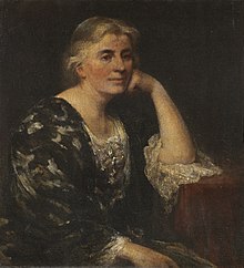 portrait d'une femme assise