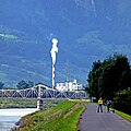 Rheindamm, Liechtenstein