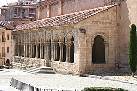 Galería románica de la iglesia de San Millán en Segovia