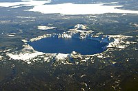 Aerial view of Crater Lake