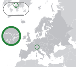 Situación de Liechtenstein