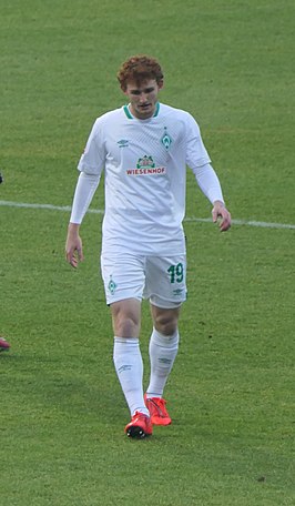 Sargent in 2018 als speler van Werder Bremen