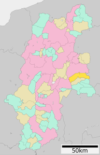 佐久穂町位置図