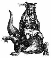 Agares from Collin de Plancy, Dictionnaire Infernal, Paris, 1863