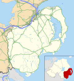 Downpatrick is located in County Down