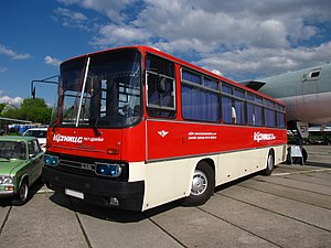 Ikarus 256.54 на весенней выставке «Old Car Land 2018», Киев