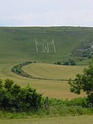 De Long Man of Wilmington, Engeland