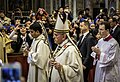 Pope Francis, 17 April 2014, in St. Peter's Basilica.