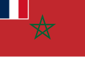 Bandeira de Protetorado Francês do Marrocos