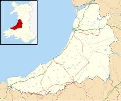 Glandyfi is located in Ceredigion