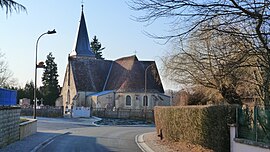 The church in Le Fay