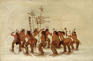 Traditional Ojibwa Snowshoe dance