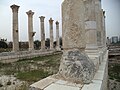 Günümüzde Mersin, Türkiye yakınlarında bulunan Kilikya antik kenti Soli / Pompeiopolis'ten kalıntılar.