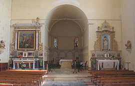 Interior of the church of Tasque