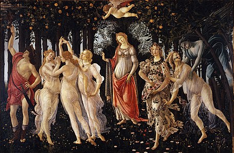 Primavera (1470-1480-tallet) av Sandro Botticelli