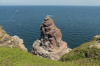 Cap Fréhel peninsula's cliffs, Brittany, West France