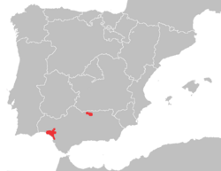 Distribución de L. pardinus en 2003[3]​