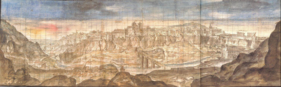 Anthonis van den Wijngaerde (1565) Cuenca.png