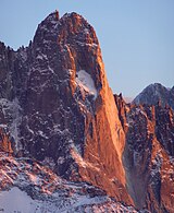 Północna ściana Aiguille du Dru