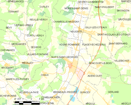 Nuits-Saint-Georges – Mappa