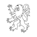 Lion (rampant) (couronne en option)