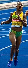 Bronzemedaillengewinnerin Veronica Campbell-Brown