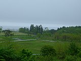 垣ノ島遺跡（遠景）