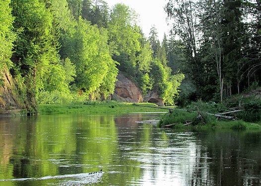 Spriņģu rock near Līgatne. Photograph: Evita wiki