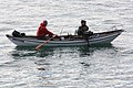 Fishing from a Dory on Rosario Strait, Washington