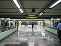 Line B section and transfer tunnel of Metro station Guerrero