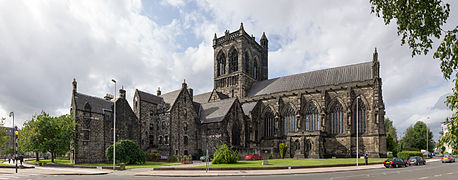 Paisley Abbey from the south east bw