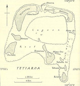 Mapa de Tetiaroa