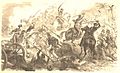 Drawing of the battle