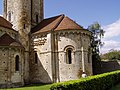 chevet de l'église Saint-Nicolas de Civray (Vienne)