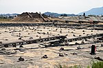 複数基の連動 （藤原京遺跡発掘現場 : 奈良県橿原市）