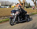 Trike EML sur une base Harley-Davidson Electra Glide CVO (2010).