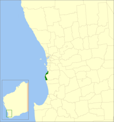 Città di Mandurah – Mappa