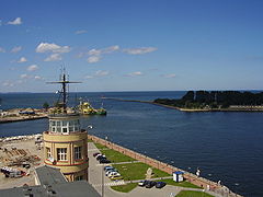 Entrance to the Port of Gdańsk. (4 km)