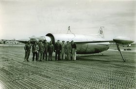 Vue de l'avion.