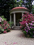 Das Mausoleum, Grablege von Graf Alexander und Gräfin Margit sowie deren Sohn Graf Radulf