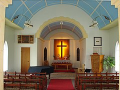 Interior of the church