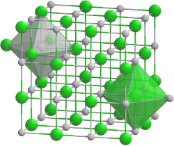 Strukturformel von Silberchlorid